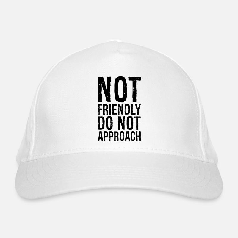 pas amical ne pas approcher Casquette classique bio