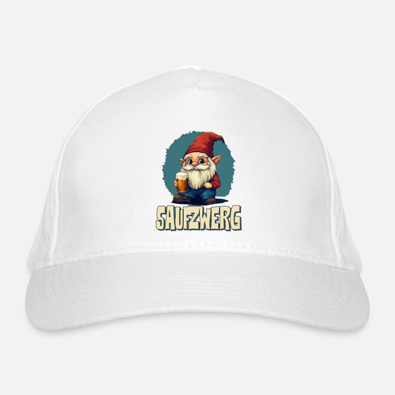 Saufzwerg - Carnaval drôle Carnaval Casquette classique bio