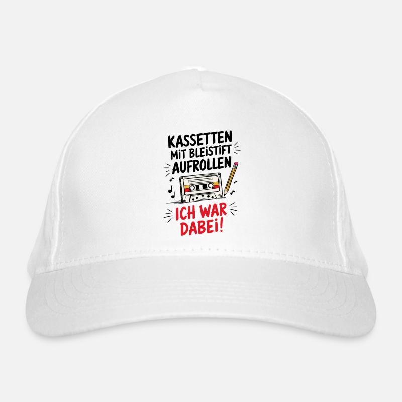 Kassetten Retro Bio-Baseballkappe
