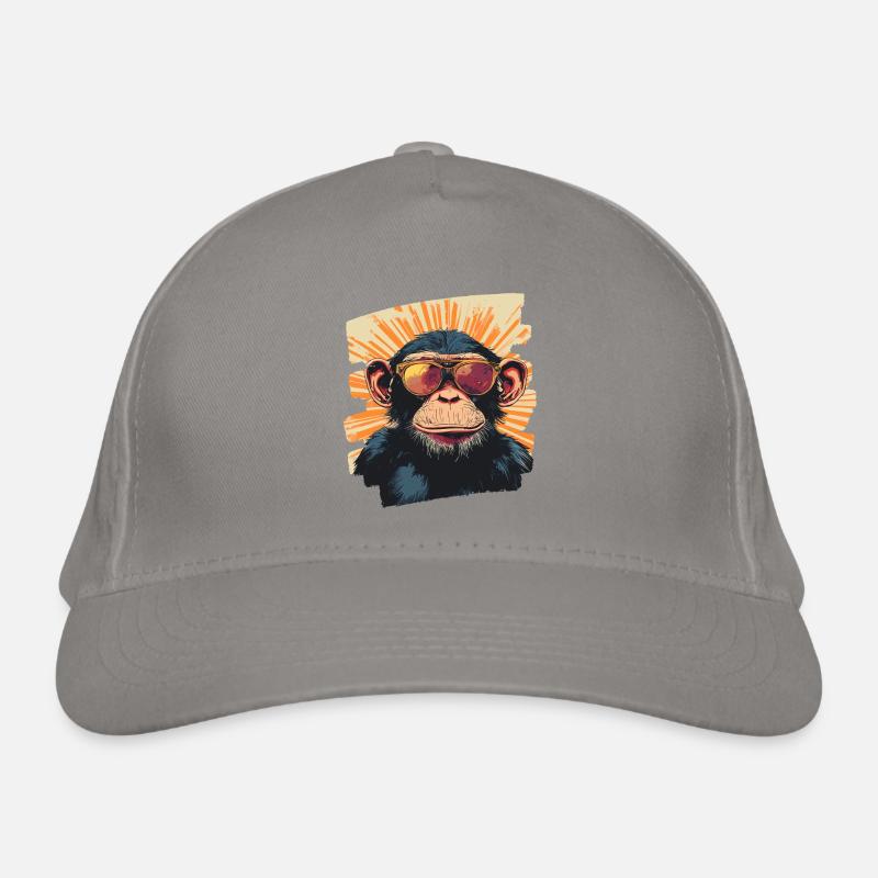 Singe Rétro Casquette classique bio
