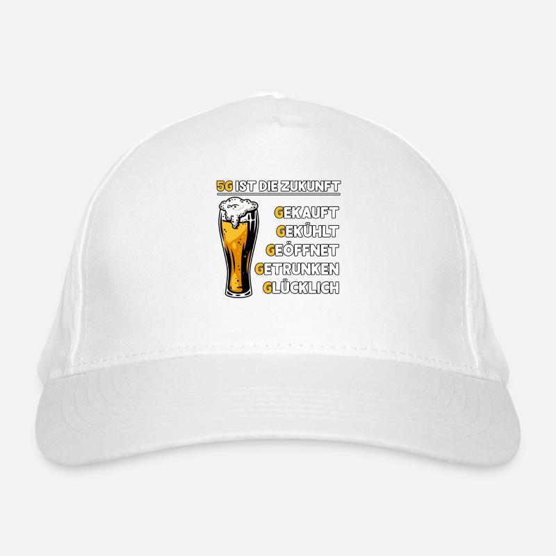 5G Beer Funny Design Funny Gift Idea Organic Baseball Cap