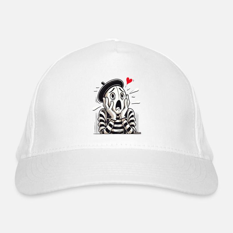 Dramatischer Pantomime – Liebe oder Verzweiflung? Bio-Baseballkappe