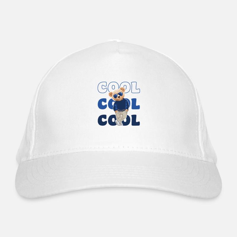 Cool Teddy Bear avec lunettes de soleil - Cool Casquette classique bio
