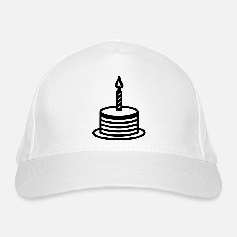 Birthday cake Organic Baseball Cap