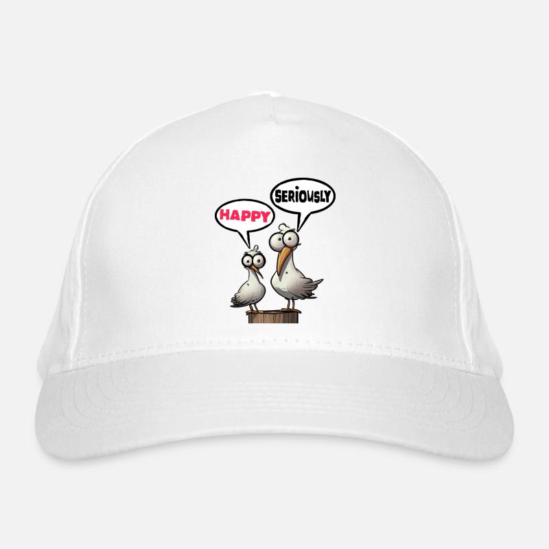 Die Bäädden Möwen - Möwe omg seriously Bio-Baseballkappe
