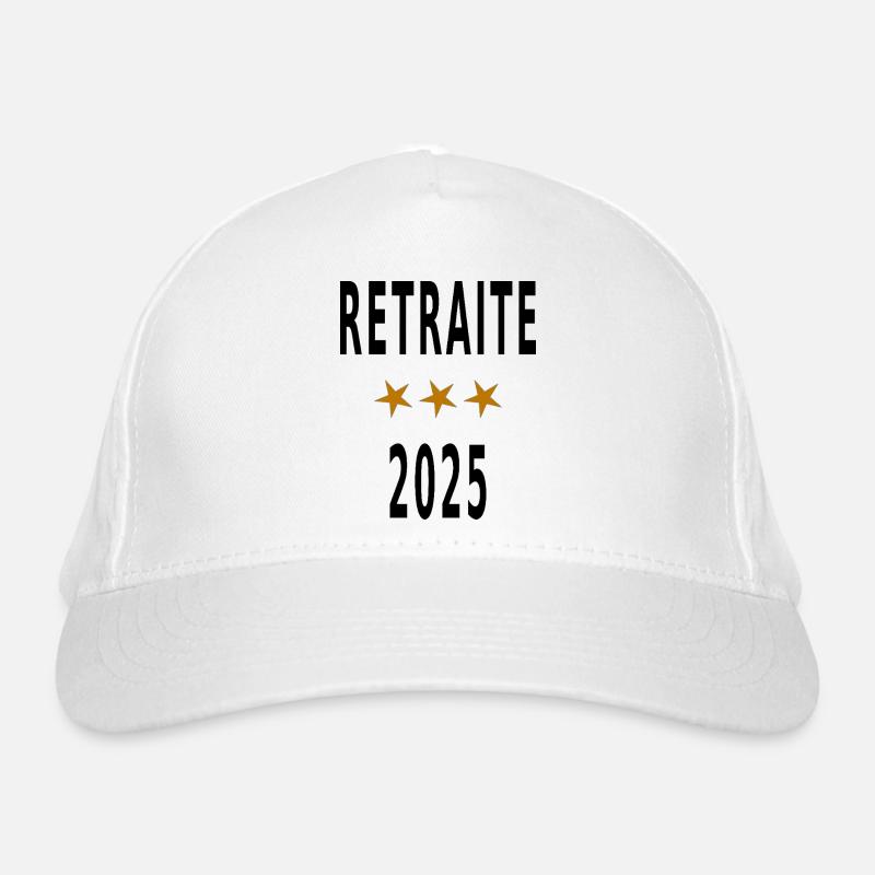 Retraite 2025 Casquette classique bio
