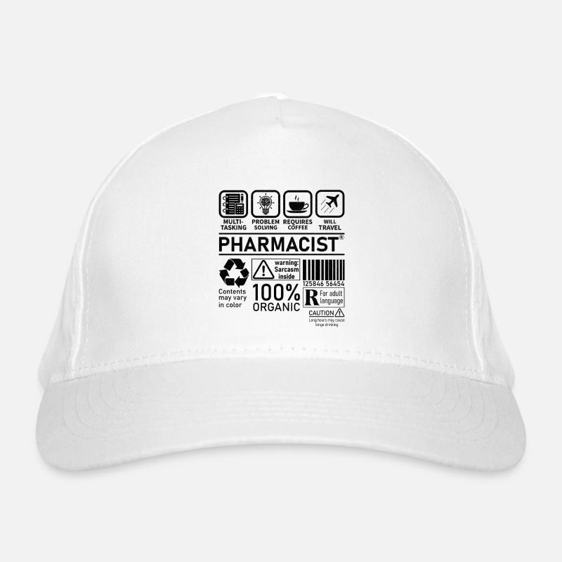 Pharmacist multi tasking problem solving Organic Baseball Cap