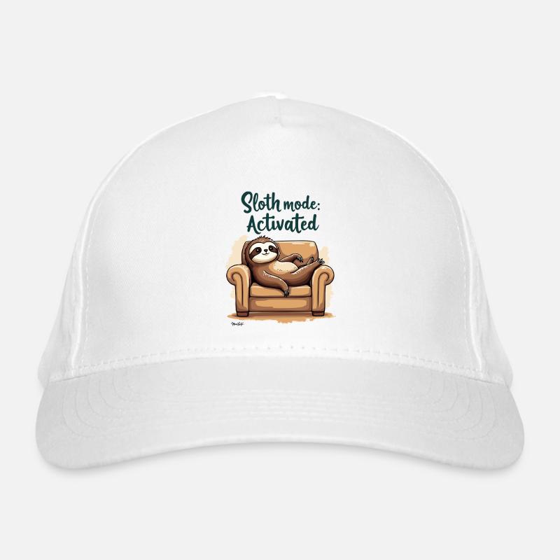 Sloth Mode Activated Funny Lazy Day Bio-Baseballkappe