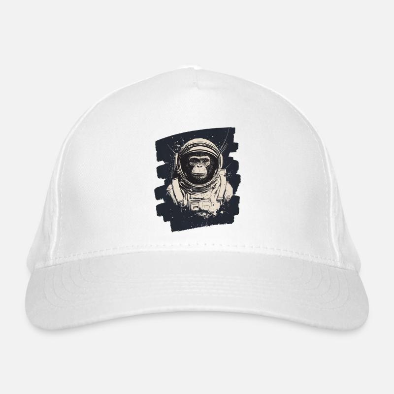 Affe Astronaut Bio-Baseballkappe