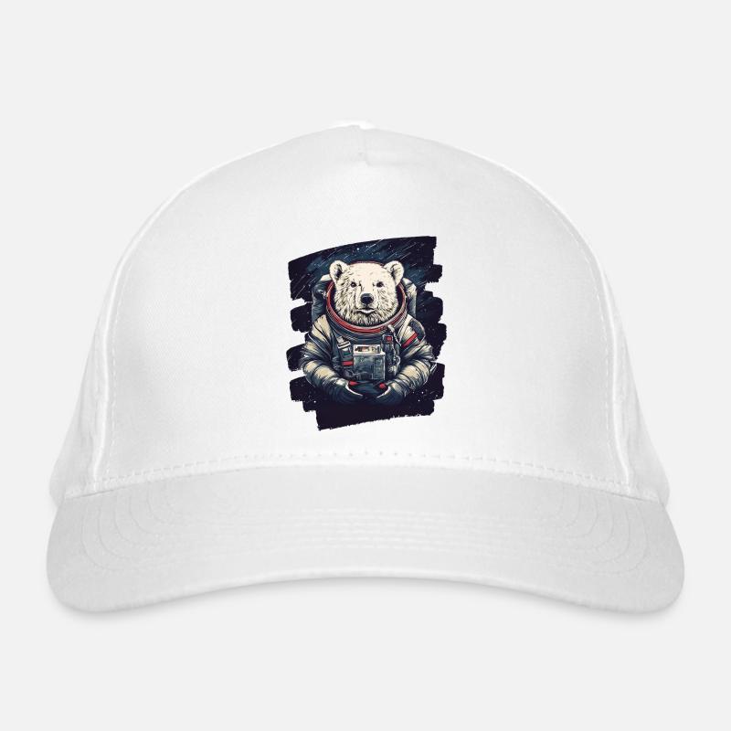 Eisbär Astronaut Bio-Baseballkappe