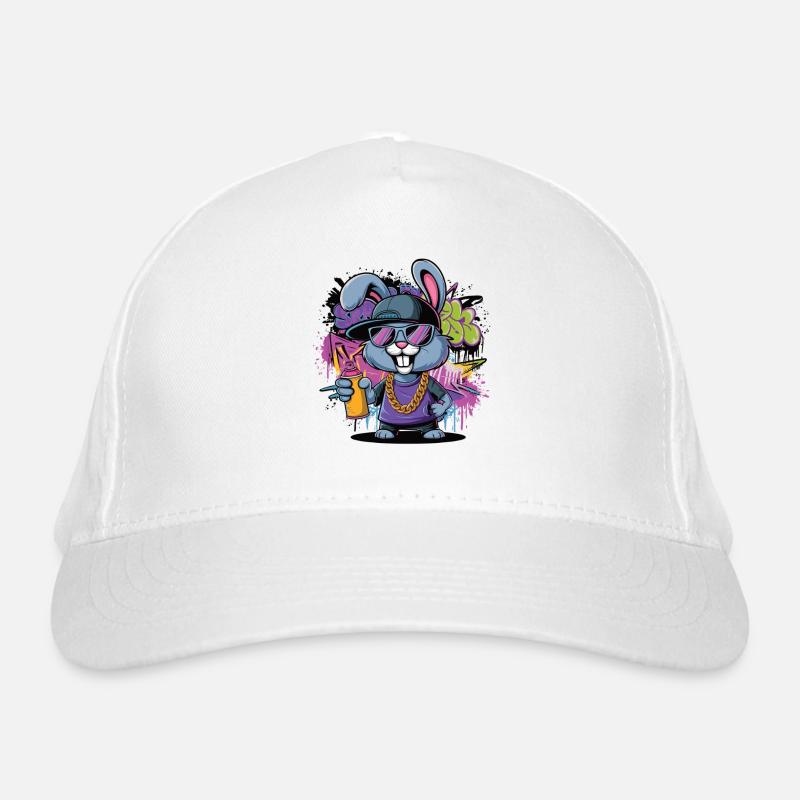 Lapin graffiti avec style Casquette classique bio