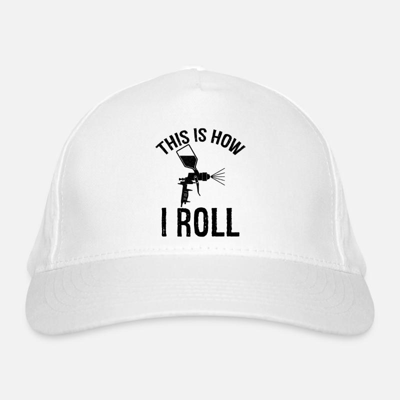 so rolle ich Auto Body Painter Bio-Baseballkappe