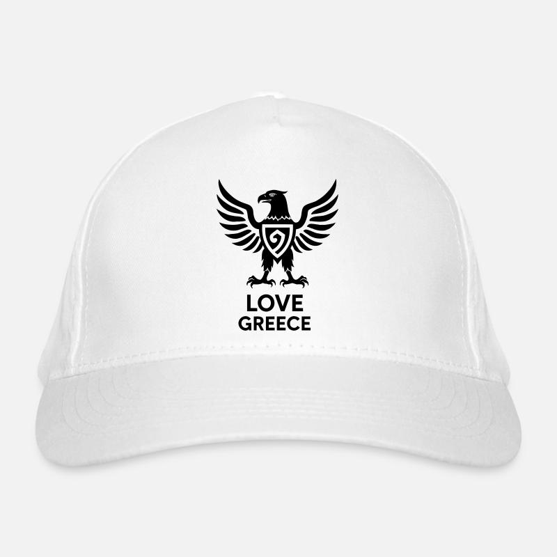 Love Greece 03 Organic Baseball Cap
