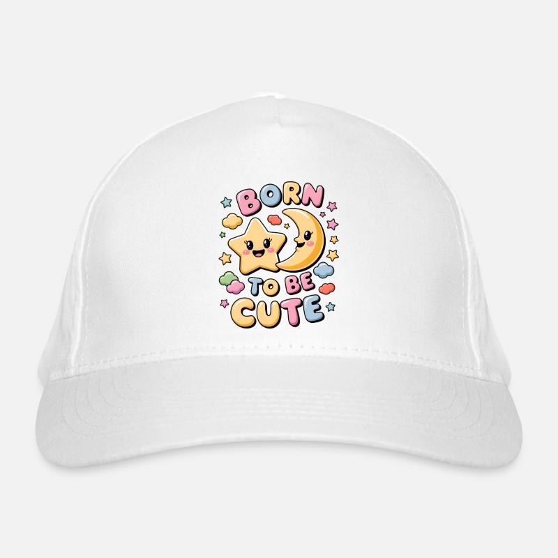 Né pour être mignon Casquette classique bio