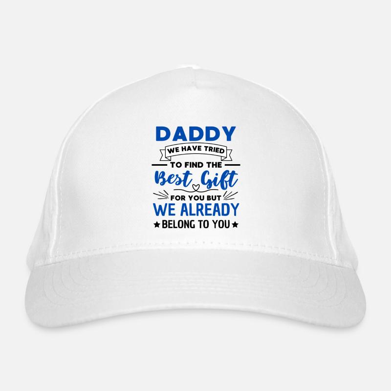 Papa Spruch Geschenk von Kindern Bio-Baseballkappe
