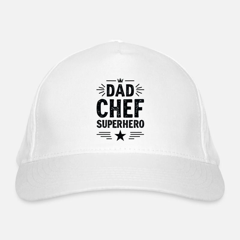 Papa chef super-héros – Papa Koch Superheld Casquette classique bio