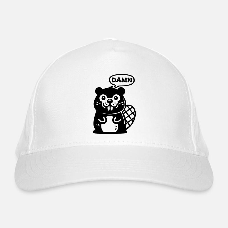 Verdammter Biber Bio-Baseballkappe
