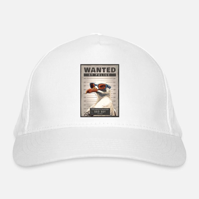 Fish Roll Thief Seagull Organic Baseball Cap