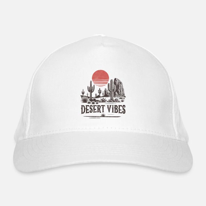 Wüsten-Vibes Bio-Baseballkappe