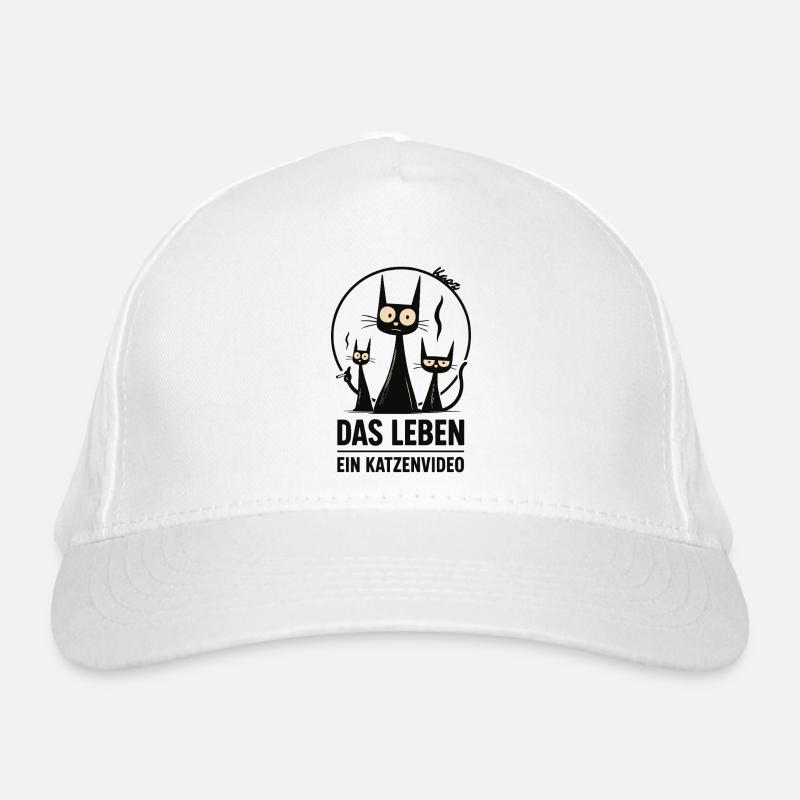 Das Leben: Ein Katzenvideo Bio-Baseballkappe