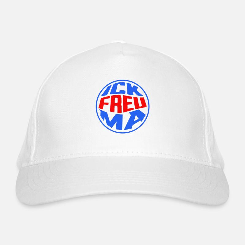 Ick freu ma Bio-Baseballkappe