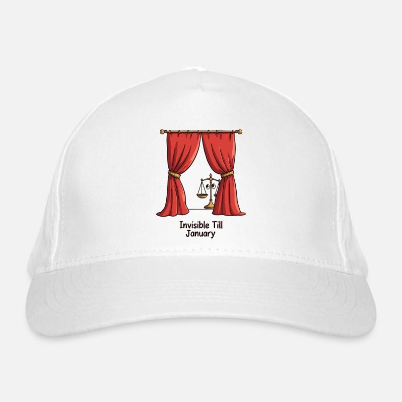 Unsichtbar bis Januar Bio-Baseballkappe