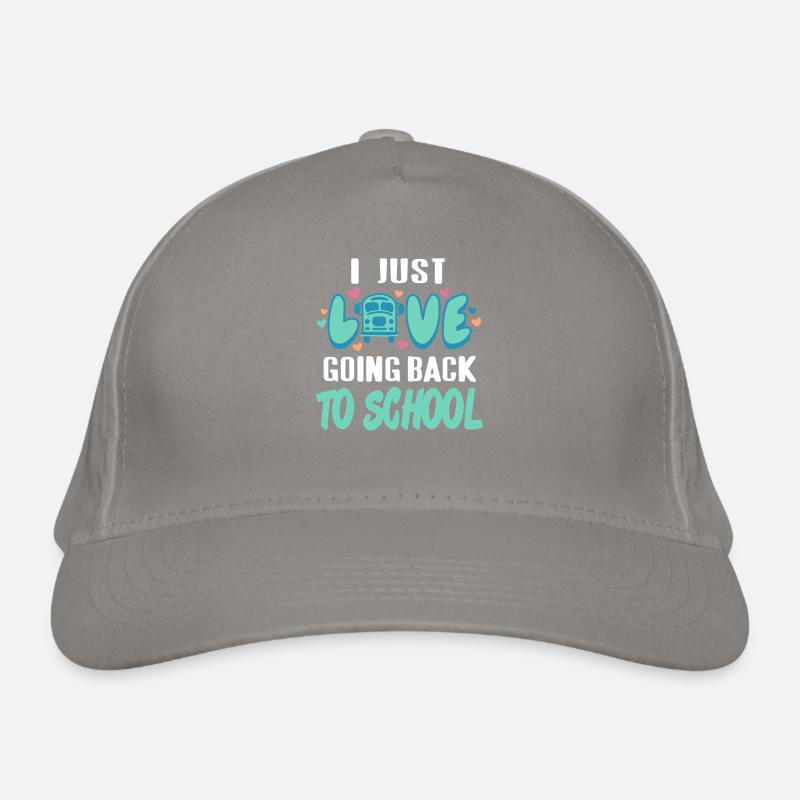J’aime juste retourner à l’école Casquette classique bio