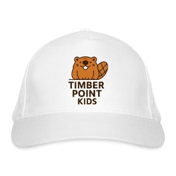 Timber Point Kids Bieber - Bio-Baseballkappe - Weiß - Vorne