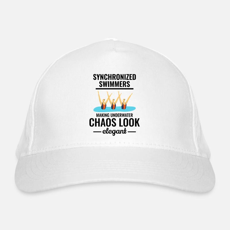 Synchronschwimmen Unterwasser Chaos Elegant Bio-Baseballkappe
