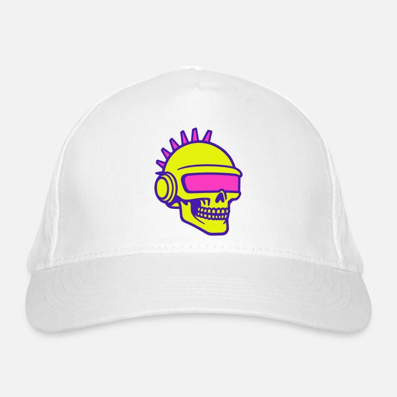 Future Skull Punk Organic Baseball Cap