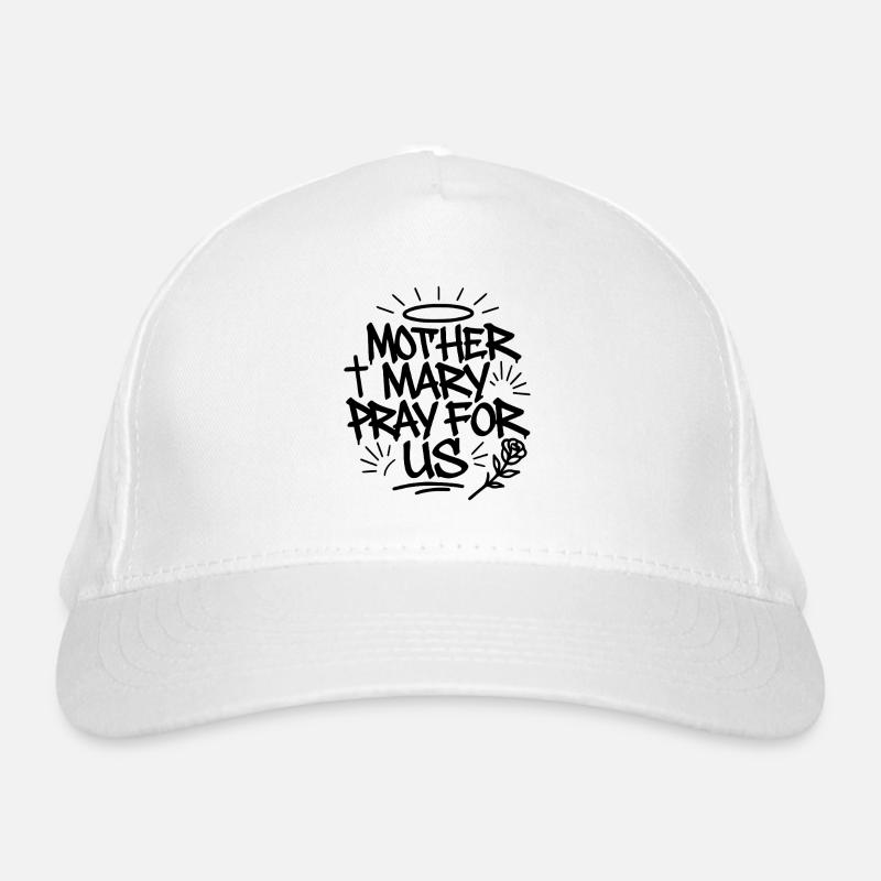 Graffiti de Mère Marie – Design urbain sacré Casquette classique bio
