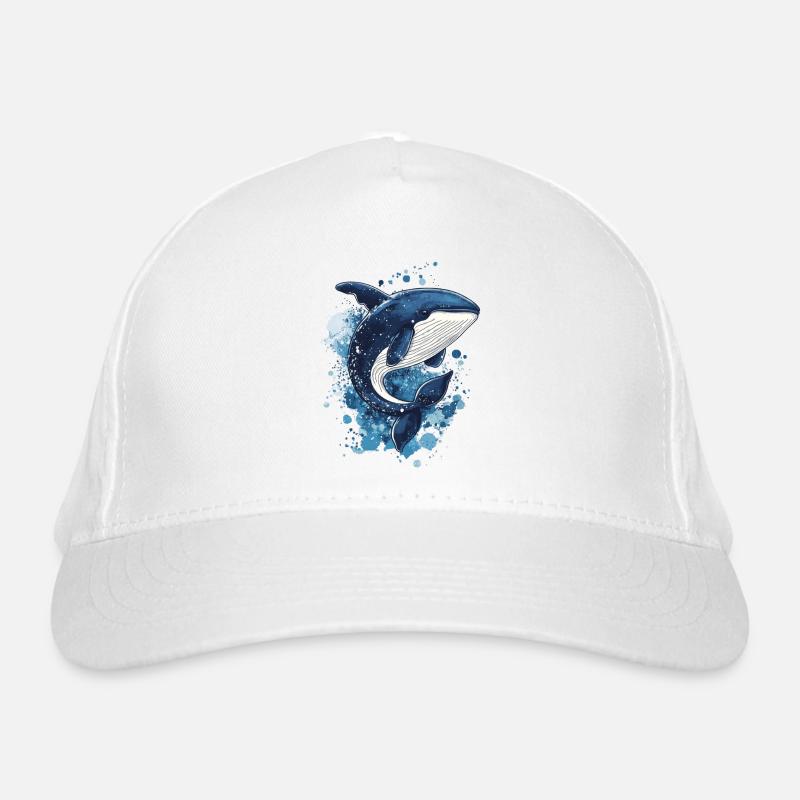 whale Organic Baseball Cap