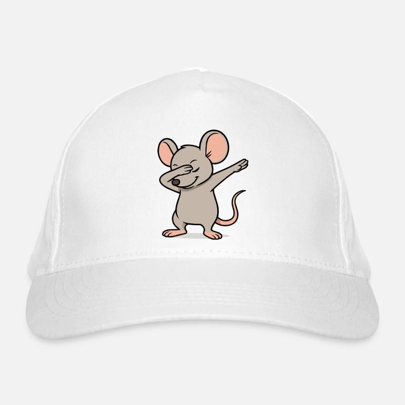 Mouse dabbing Organic Baseball Cap