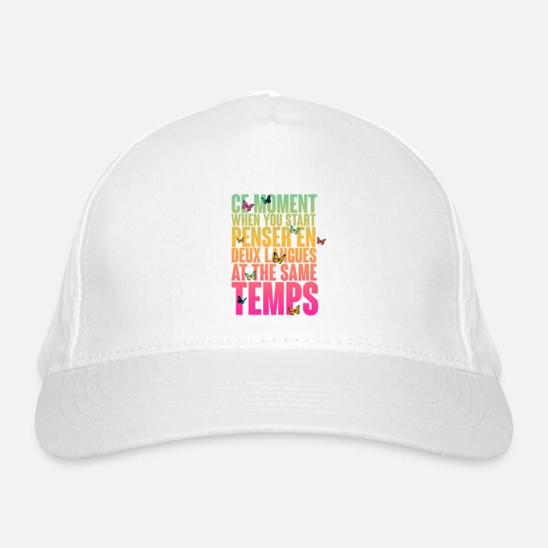 COOL SAYING FOR MULTILINGUALS, INTERNATIONAL Organic Baseball Cap