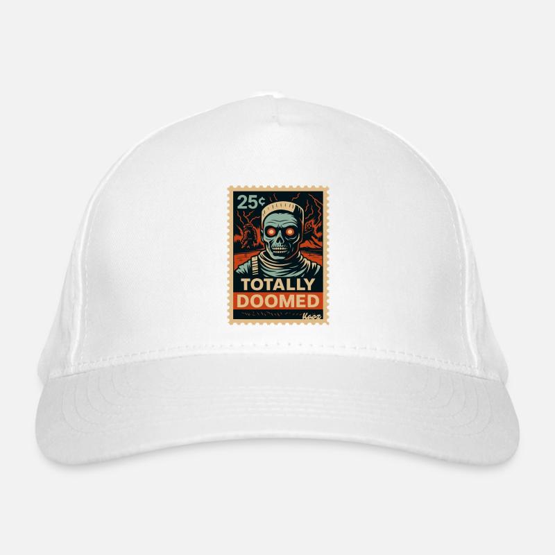 conception d’illustration de crâne apocalyptique Casquette classique bio