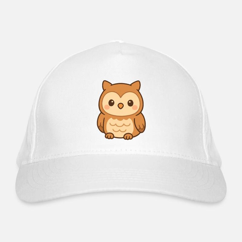 Cute owls illustration Organic Baseball Cap