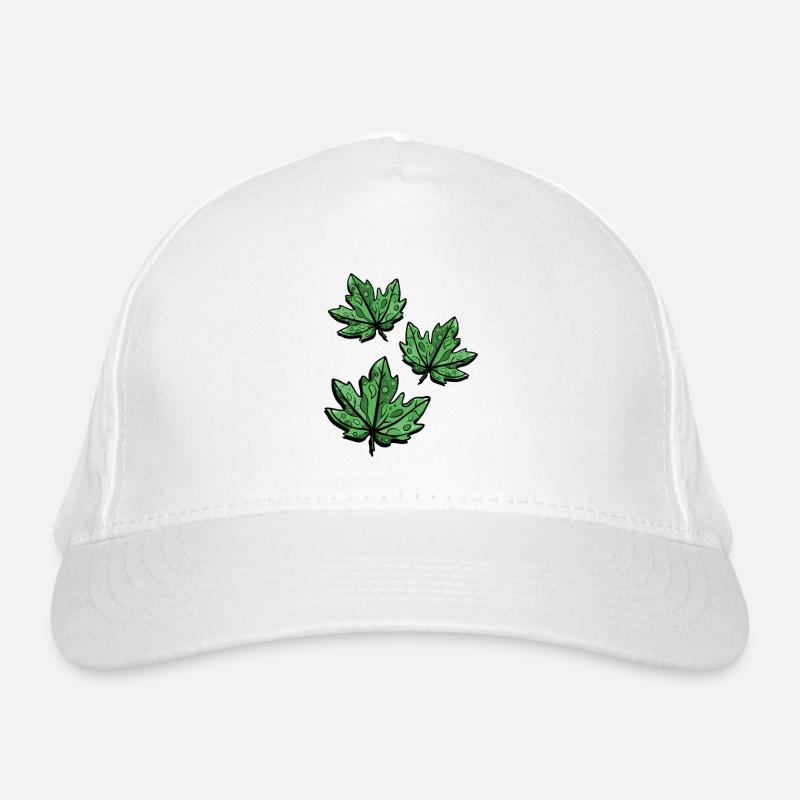 Autumnal Maple Leaf Organic Baseball Cap