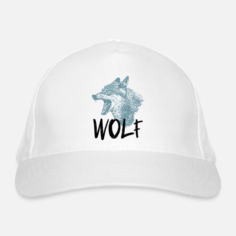 Tête de Loup en Silhouette Effilée Casquette classique bio