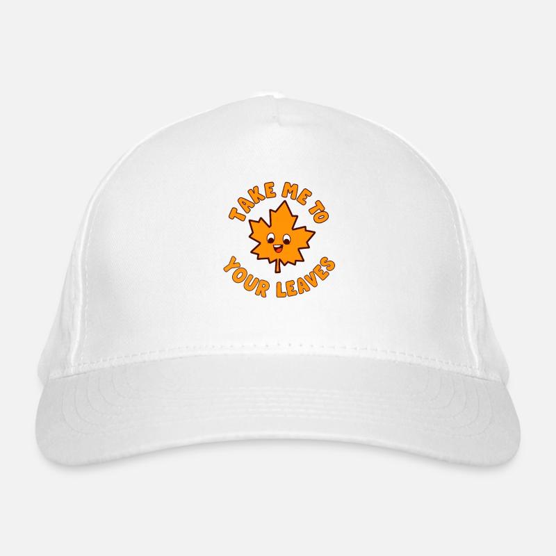 Bring mich zu deinen Blättern. Schönen Herbst. Ern Bio-Baseballkappe