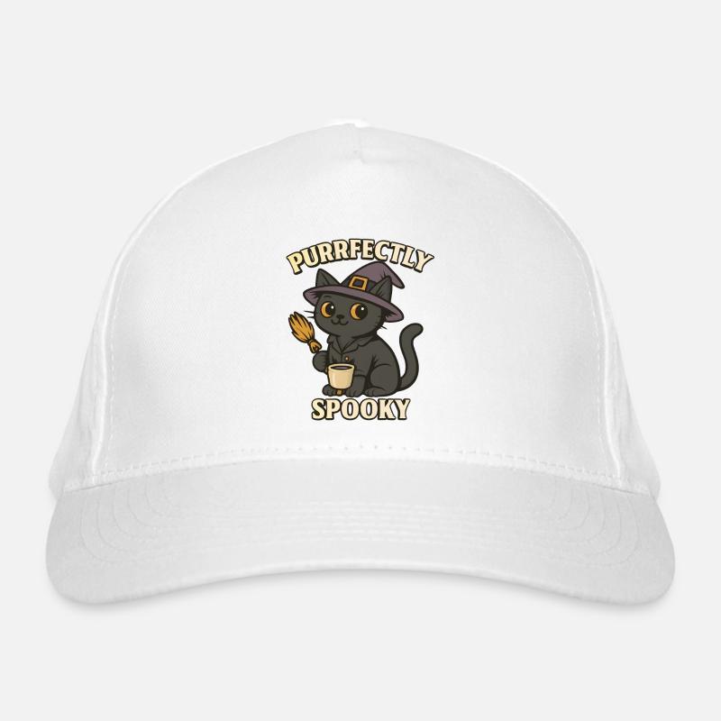 Chat Sorcière – Purrfectly Spooky Casquette classique bio