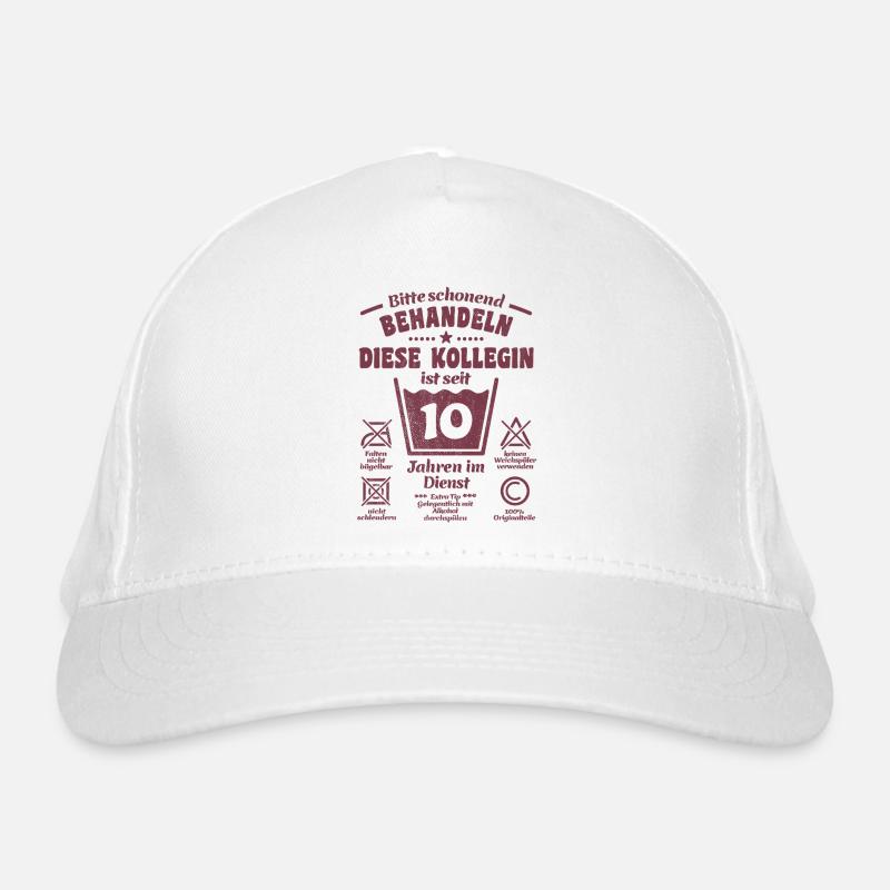 10 ans de service - Traiter avec douceur - Collègue Casquette classique bio