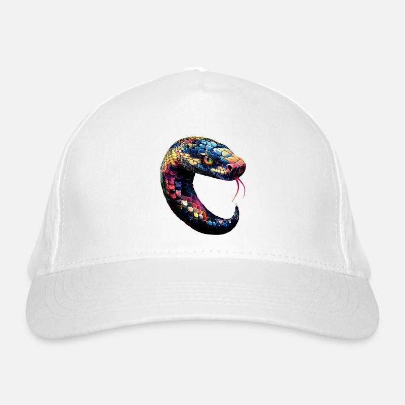 serpent, python, cobra, serpent à sonnettes, serpents Casquette classique bio