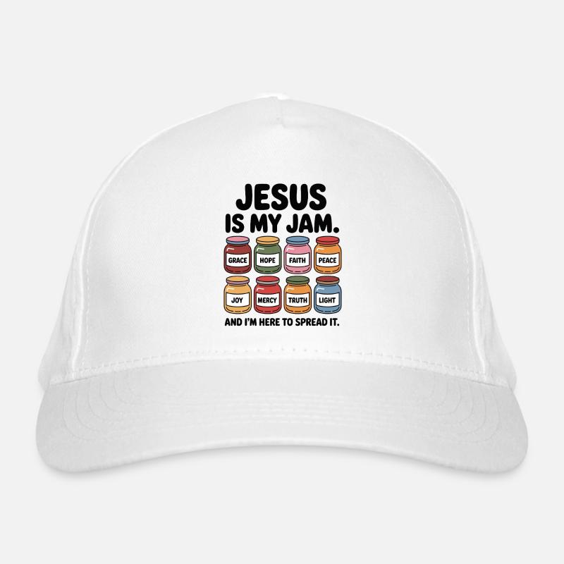  Jesus Ist Mein Jam: Gnade, Hoffnung, Glaube, Bio-Baseballkappe
