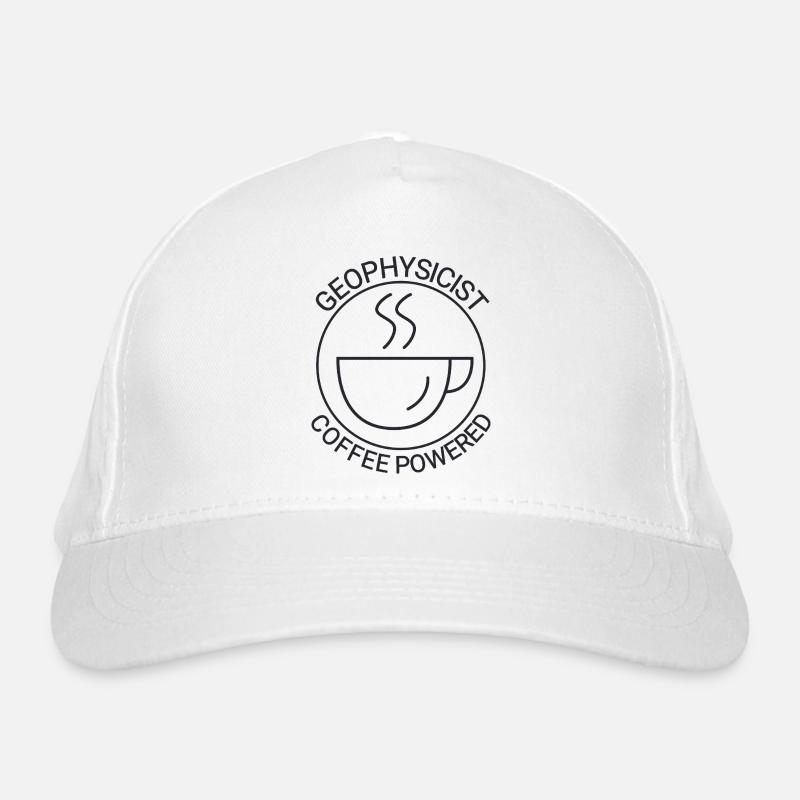 Géophysicien Géophysique Alimenté par le café Casquette classique bio