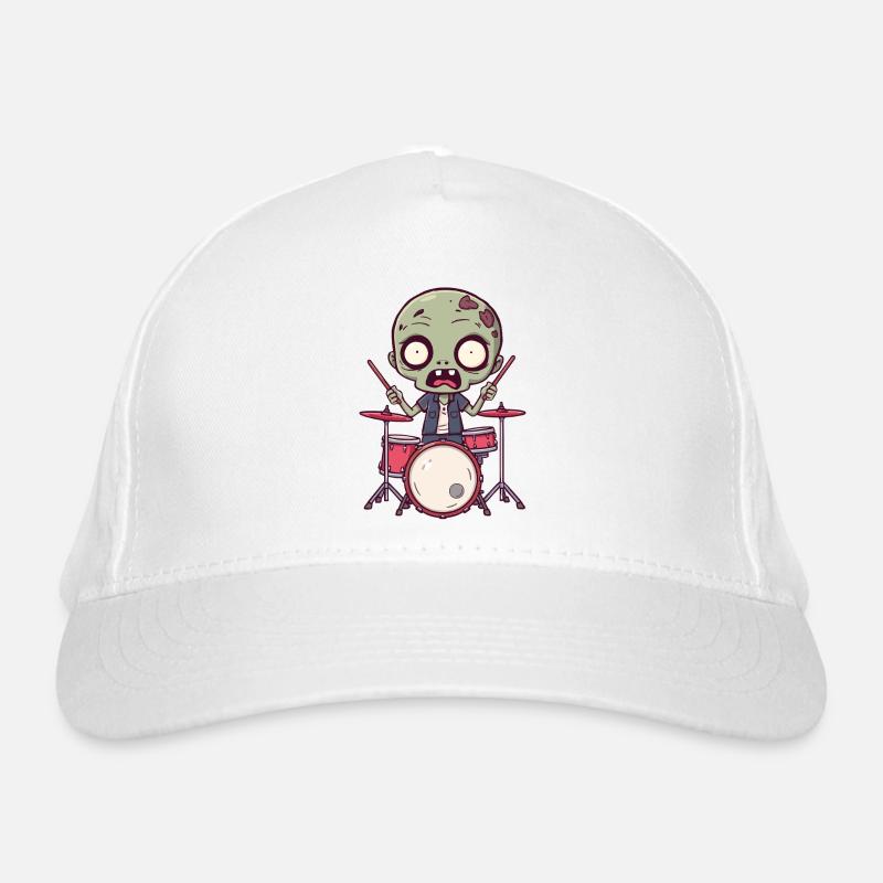 Batteur effrayant - Zombie Casquette classique bio