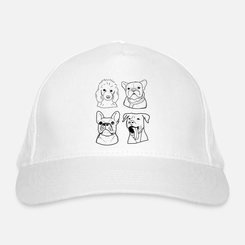 Dogs Organic Baseball Cap