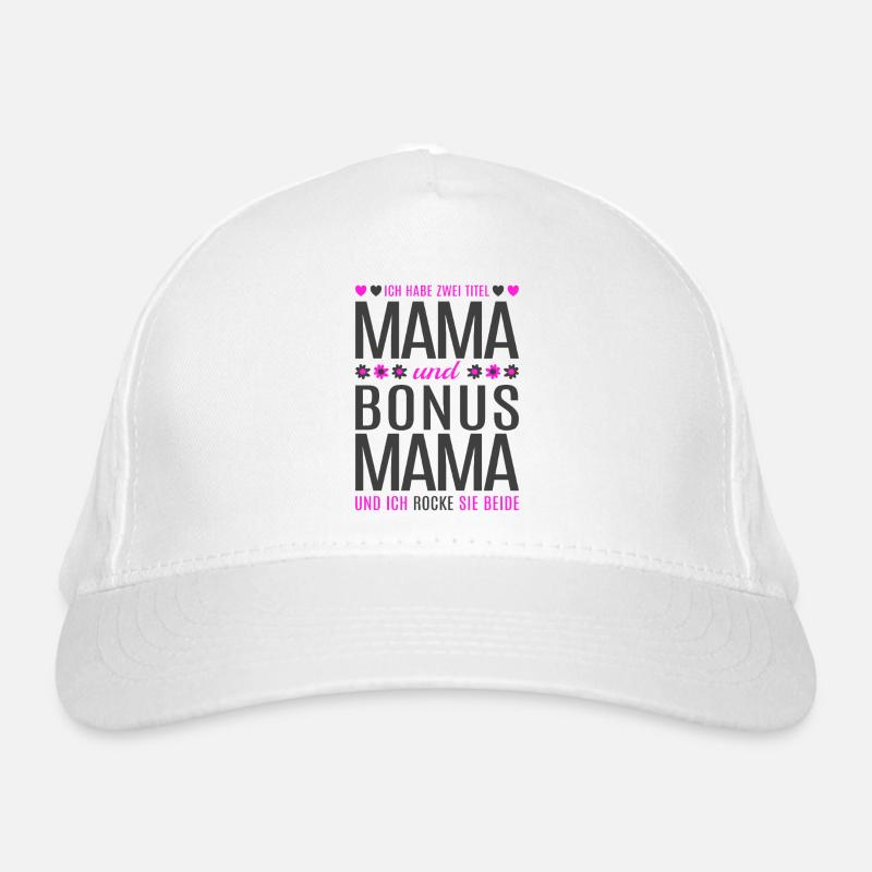 Mama Bonus Mama Stiefmutter Muttertag Geschenk Bio-Baseballkappe