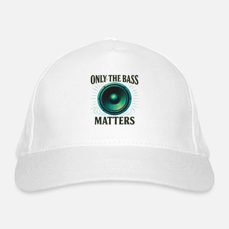 Techno – Only the Bass Matters Bio-Baseballkappe