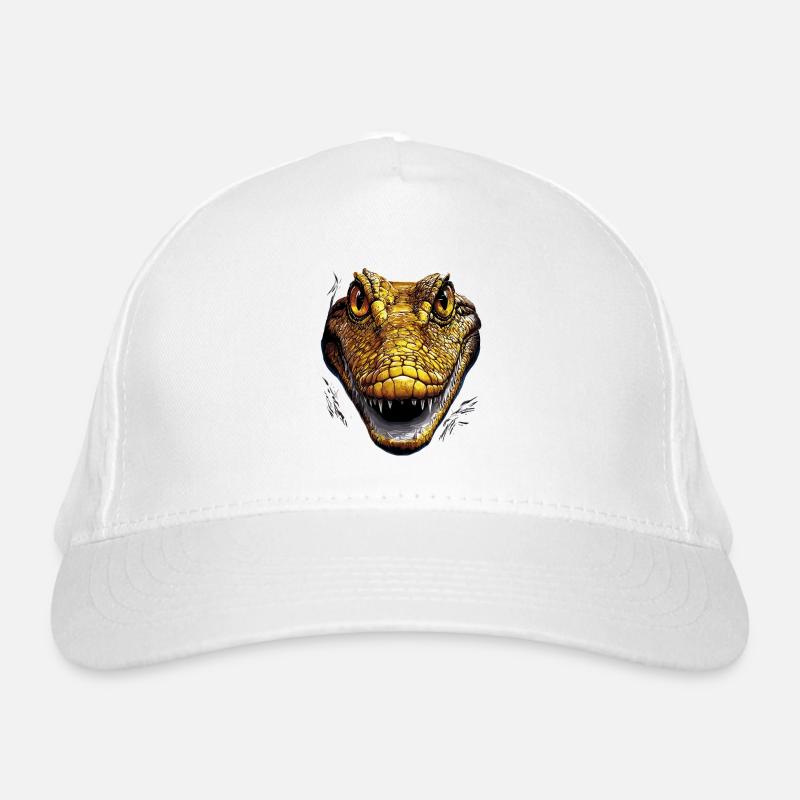 Caïman Crocodile Alligator Reptiles Crocodile Caïmans Casquette classique bio
