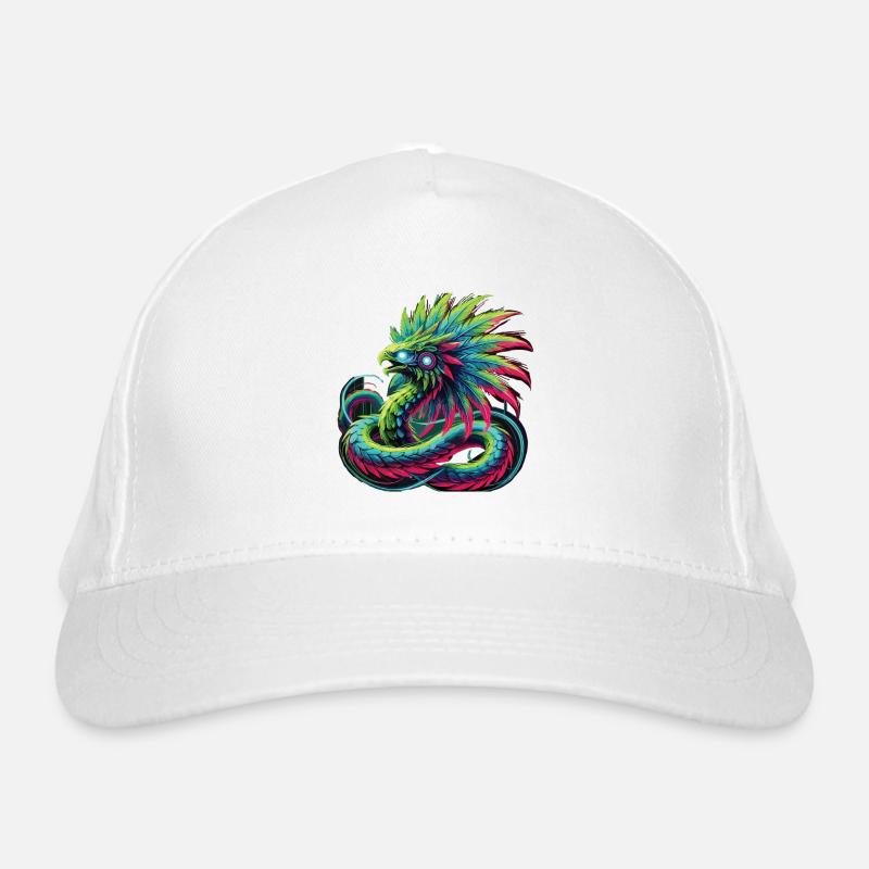 Azteken Drache Bio-Baseballkappe